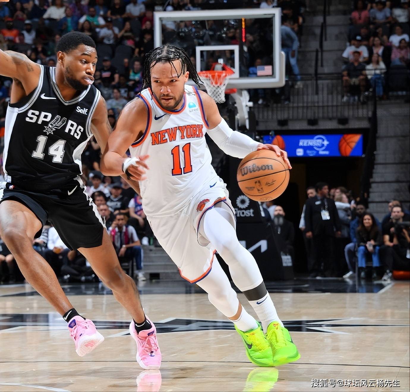 76人轻取马刺，布伦森统治全场