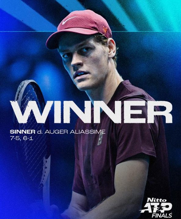 年终总决赛逆转ATP总决赛,辛纳状态火热 年终总决赛逆转ATP总决赛,辛纳状态火热