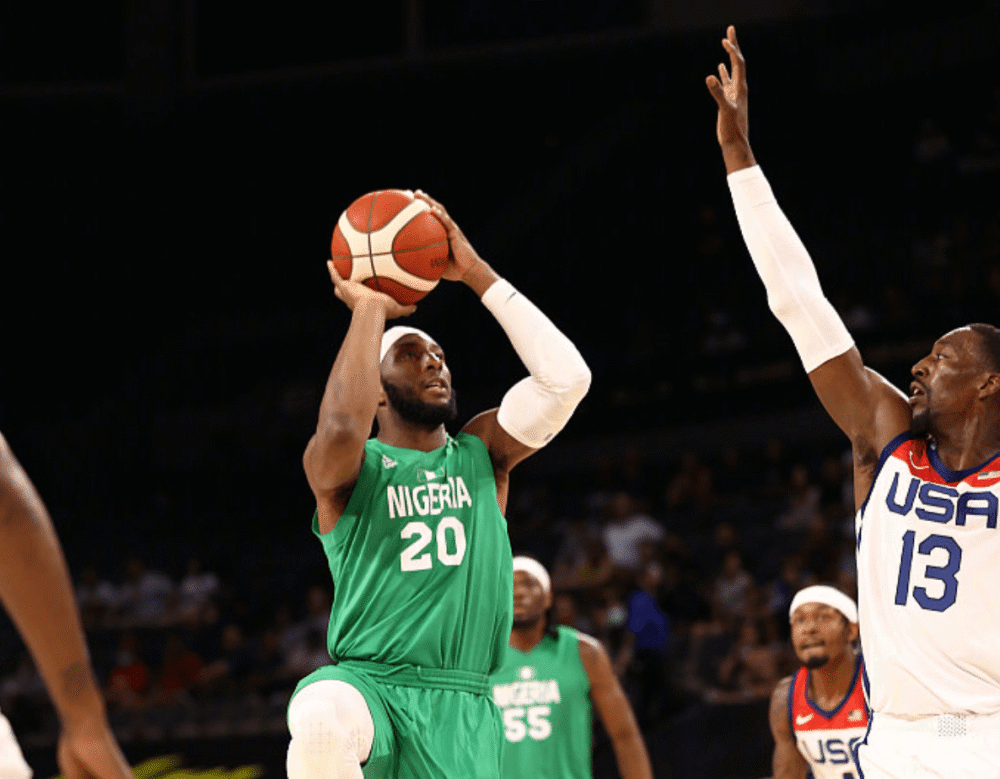 尼日利亚男篮绝地反击美国男篮，福克斯高光表现